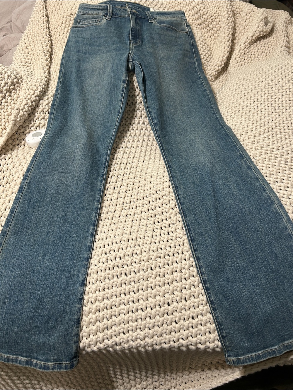 Women’s Light Blue Flare Jeans — Classic Flared Denim